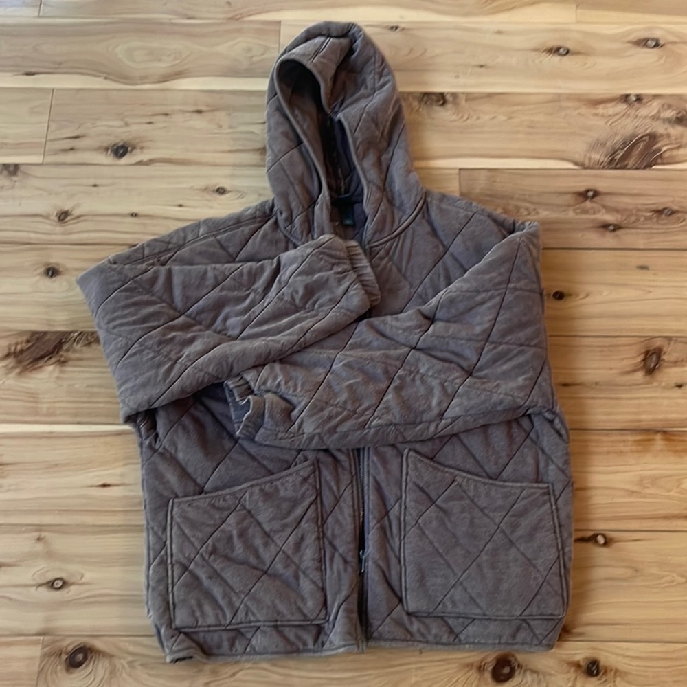 Wild fable - Brown hooded quilted jacket. Size medium